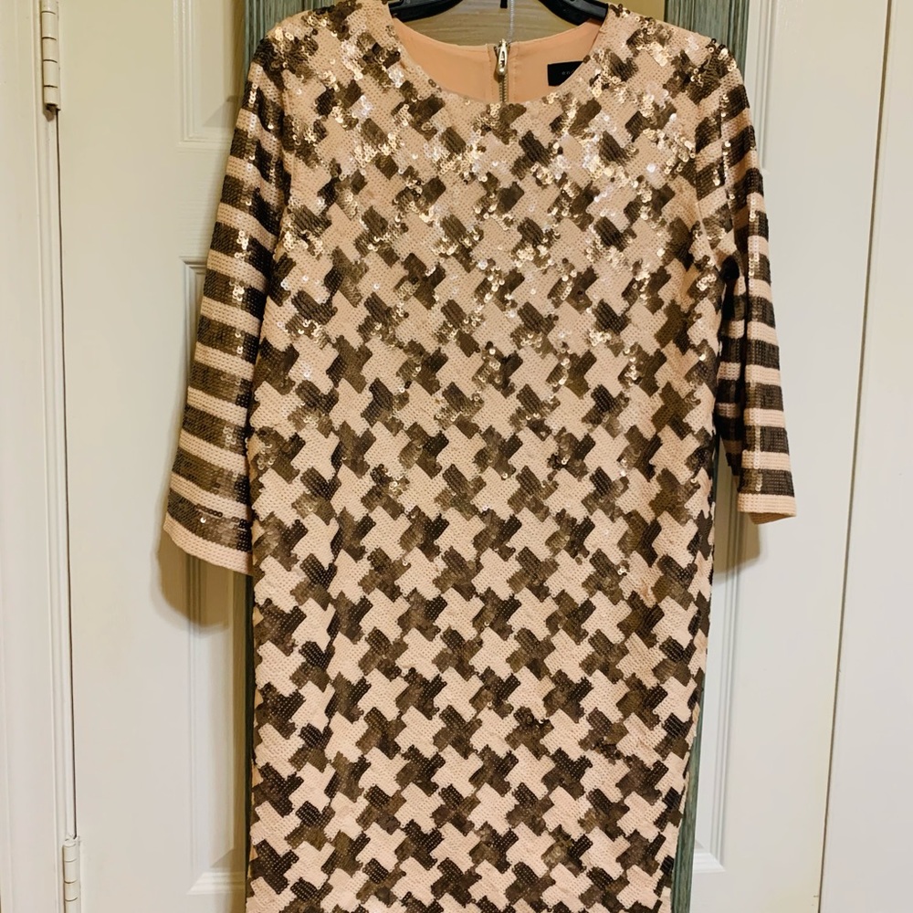 Gold Sequin Dress